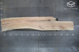 Sycamore Live Edge Wood Slab #B916 149" x 19" - 27" x 2.8"