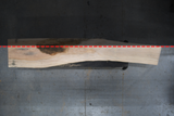 Sycamore Live Edge Wood Slab #B918 140" x 17" - 27" x 2.6"