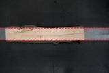 Red Oak Live Edge Wood Slab #B919 118" x 20" - 26" x 1.8"