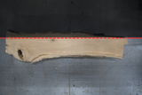 White Oak Live Edge Wood Slab #B937 139" x 21" - 32" x 2.8"