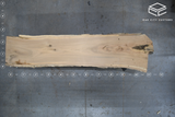 White Oak Live Edge Wood Slab #B938 138" x 28" - 35" x 2.9"