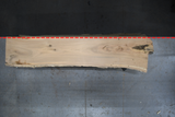 White Oak Live Edge Wood Slab #B938 138" x 28" - 35" x 2.9"