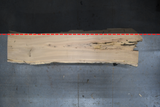 White Oak Live Edge Wood Slab #B939 139" x 30" - 38" x 2.9"