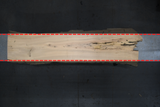 White Oak Live Edge Wood Slab #B939 139" x 30" - 38" x 2.9"