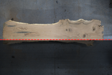 White Oak Live Edge Wood Slab #B942 146" x 24" - 37" x 2.7"