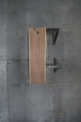 Walnut Live Edge Wood Slab #D969 72" x 20"-22" x 2.2" — overhead view — Oak City Customs