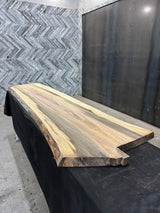 Poplar Live Edge Wood Slab #D959 96" x 23" - 29" x 2.6"