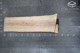Ash Live Edge Wood Slab #C925 106" x 29" - 36" x 2.4"
