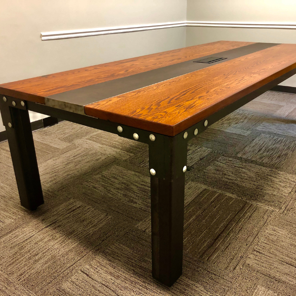 Carriage Bolt Custom Table Base 100 Custom Made Oak City Customs