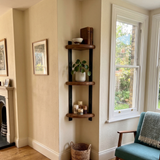The Strapped Round Corner Shelf