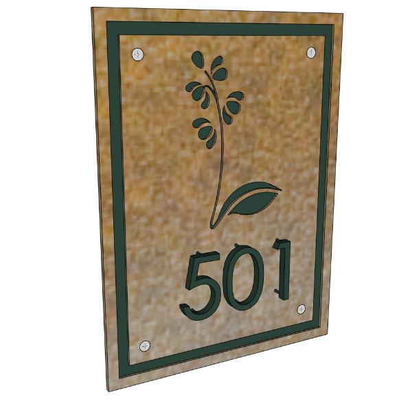 Custom Address Plaque – Oak City Customs