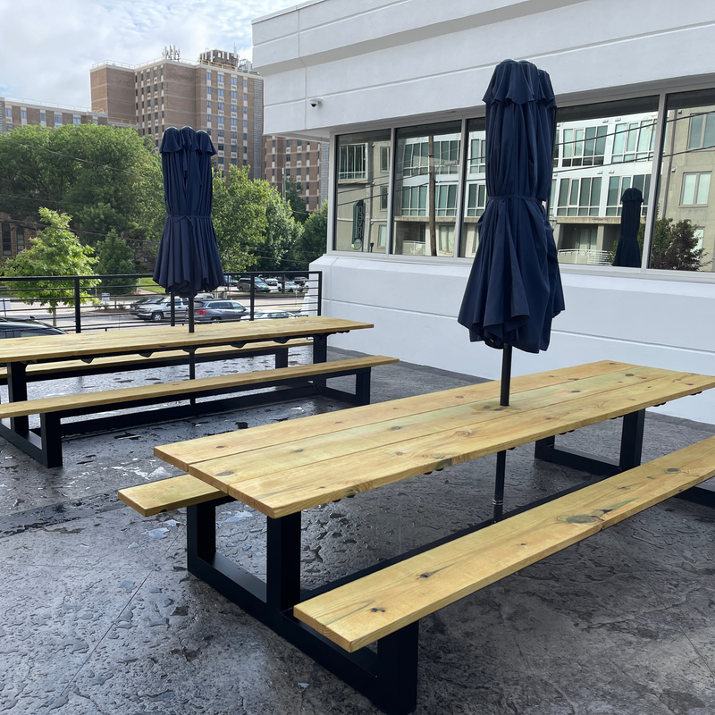 Modular Picnic Table Fully Custom Built to Order Oak City