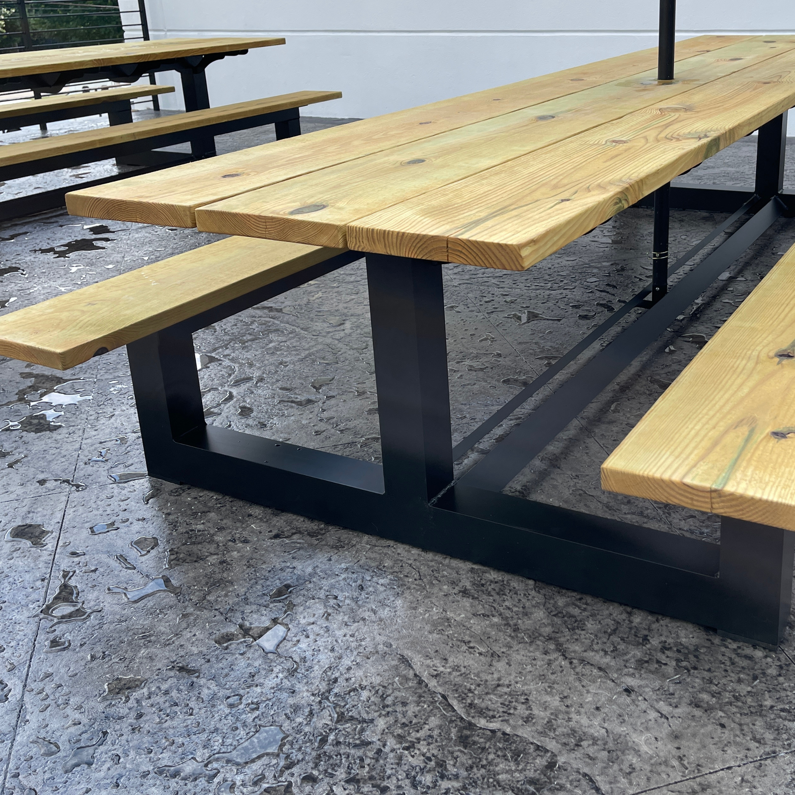 Modular Outdoor Table | Hardwood Picnic Table | Oak City Customs