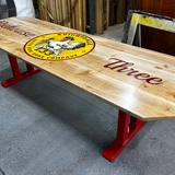 Custom Firehouse Logo Tables