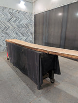 Soft Maple Live Edge Wood Slab #E952 153" x 15" - 21" x 2.7"