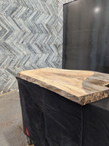 Soft Maple Live Edge Wood Slab #H933 38" x 19" - 31" x 2.3"