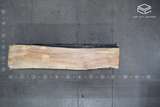 Soft Maple Live Edge Wood Slab #D794 112" x 19" - 25" x 2.2"