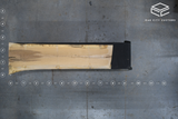 White Oak Live Edge Wood Slab #D931 96" x 21" - 29" x 2.6"