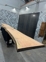 Red Oak Live Edge Wood Slab #A961 203" x 19" - 36" x 2.4