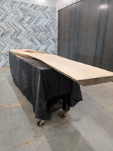 Sycamore Live Edge Wood Slab #B918 140" x 17" - 27" x 2.6"