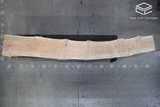 Soft Maple Live Edge Wood Slab #E954 155" x 15" - 24" x 2.7"