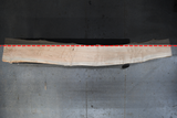 Soft Maple Live Edge Wood Slab #E954 155" x 15" - 24" x 2.7"