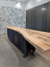 Red Oak Live Edge Wood Slab #A911 170" x 30" - 44" x 2.3"