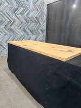 (Pre-Built) Red Oak Classic-Cut Tabletop #PB085 76" x 33" x 1.5"