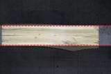 Poplar Slab #FWX566 143" x 33" - 36" x 2.0"