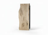 (Pre-Built) White Oak Live Edge Tabletop #PB186 76" x 24" - 31" x 1.8" — staged 2 — Oak City Customs