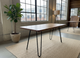 72" Pamlico Dining Table - Sweet Gum with Hairpin Legs (One of a Kind)