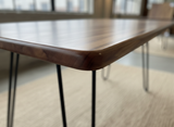 72" Pamlico Dining Table - Sweet Gum with Hairpin Legs (One of a Kind)