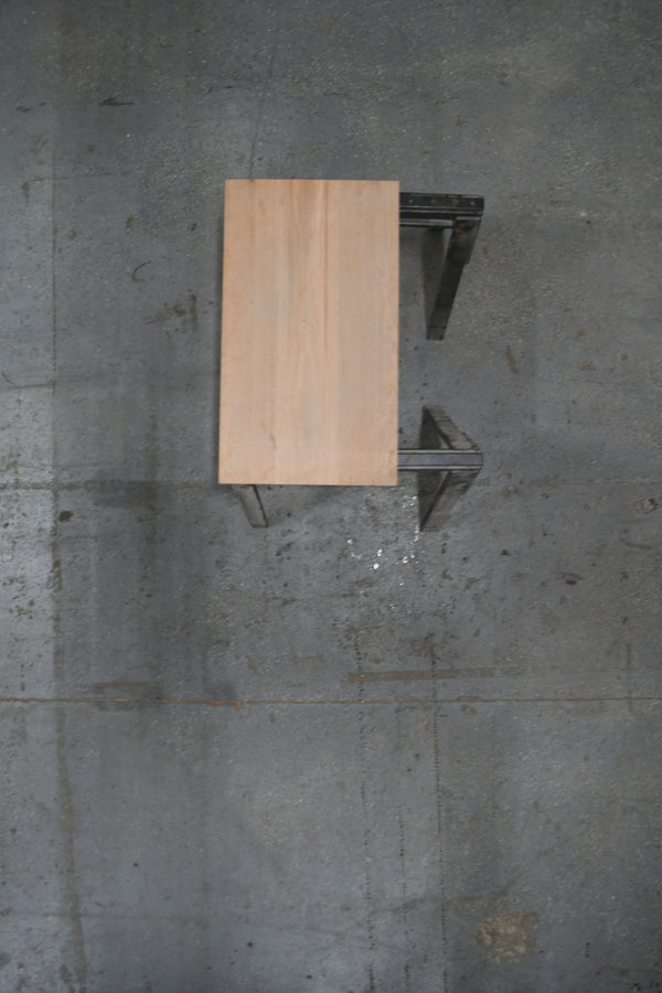 (Pre-Built) Cherry Classic Cut Tabletop #PB202 49" x 28" x 1.6" — overhead view — Oak City Customs