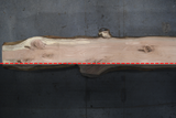 Red Oak Live Edge Wood Slab #A961 203" x 19" - 36" x 2.4