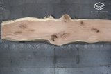 Red Oak Live Edge Wood Slab #A963 203" x 27" - 44" x 2.9"