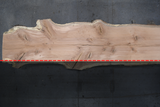 Red Oak Live Edge Wood Slab #A964 203" x 29" - 45" x 2.5"