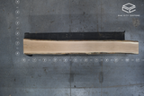 White Oak Live Edge Wood Slab #E954 126" x 10" - 13" x 2.5"