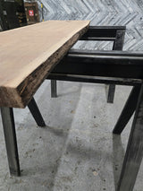 Walnut Live Edge Wood Slab #D969 72" x 20"-22" x 2.2" — detail 2 — Oak City Customs