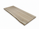 (Pre-Built) White Oak Live Edge Tabletop #PB180 99" x 41" - 44" x 1.7" — staged 2 — Oak City Customs