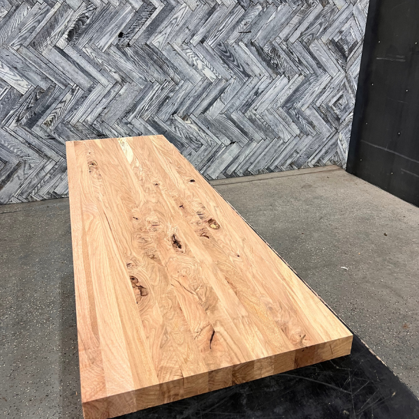 (Pre-Built) Rustic Oak Butcher Block Tabletop #PB029 73" x 21" x 2.0"