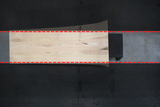 (Pre-Built) Ash Live Edge Tabletop #PB131 100" x 34" - 46" x 2.3"