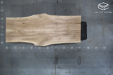 (Pre-Built) White Oak Live Edge Tabletop #PB135 108" x 36" - 46" x 2.1"