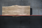 (Pre-Built) White Oak Live Edge Tabletop #PB135 108" x 36" - 46" x 2.1"