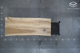 (Pre-Built) White Oak Live Edge Tabletop #PB141 93" x 34" - 44" x 2.2"