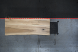 (Pre-Built) White Oak Live Edge Tabletop #PB141 93" x 34" - 44" x 2.2"