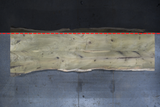 (Pre-Built) Poplar Live Edge Tabletop #PB147 146" x 38" - 51" x 2.0"