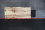 (Pre-Built) Soft Maple Live Edge Tabletop #PB157 94" 39"-44" x 2.1"