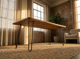 72" Pamlico Dining Table - Sweet Gum with Hairpin Legs (One of a Kind)