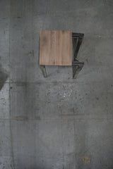 (Pre-Built) Walnut Classic Cut Tabletop #PB205 32" x 29" x 1.2" — overhead view — Oak City Customs