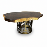 Round Live Edge Dining Table